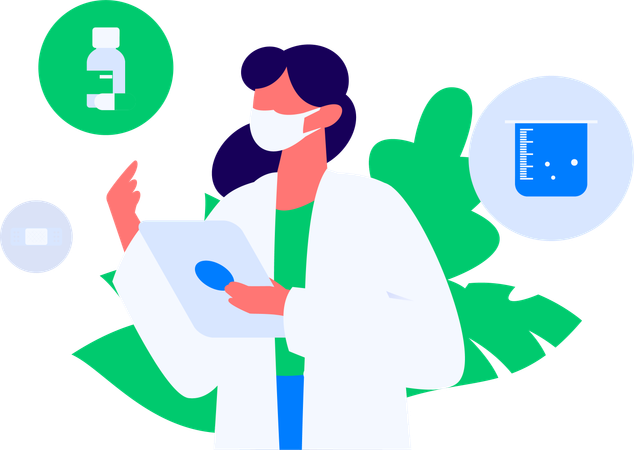 Man booking Doctor appointment on mobile  Illustration