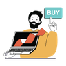 illustrations for buy stock