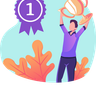 celebrating achievement illustration free download