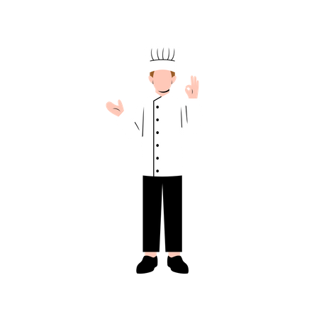 Man chef Illustration