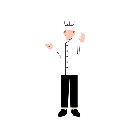 Man chef Illustration