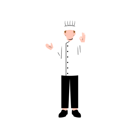 Man chef  Illustration