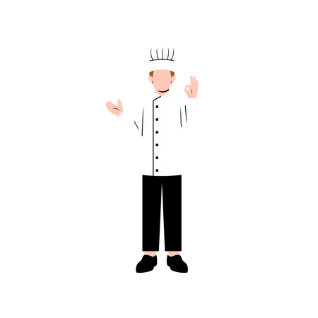 Man chef  Illustration