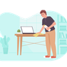 illustrations of cleaning table