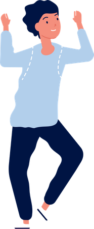 Man dancing  Illustration