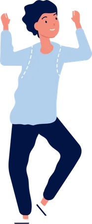 Man dancing  Illustration