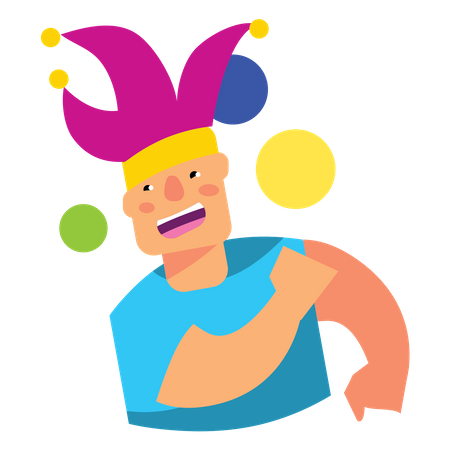 Man Dancing  Illustration