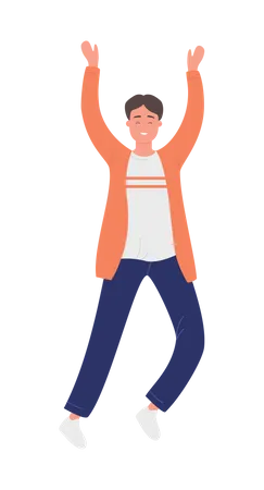 Man Dancing  Illustration