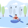 free canoeing illustrations