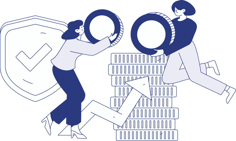 Man doing card payment  Illustration