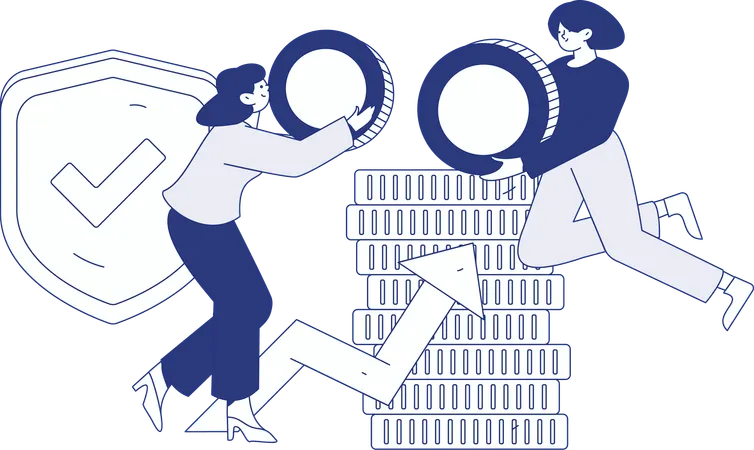 Man doing card payment  Illustration