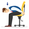 office exercise illustration free download