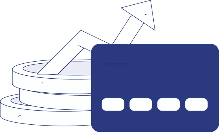Man doing payment with Payment deadline  Illustration