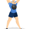 kettlebell workout illustration