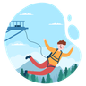 illustrations for bungee jumping