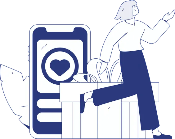 Man enjoying financial independence  Illustration