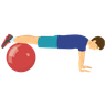 man exercising illustration