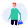 going on business trip illustration free download