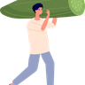 illustration cucumber