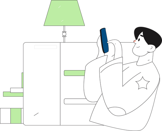 Man holding files while getting business mail  Illustration