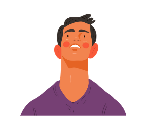 man illustration vector free download