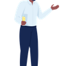 man in formal illustration free download