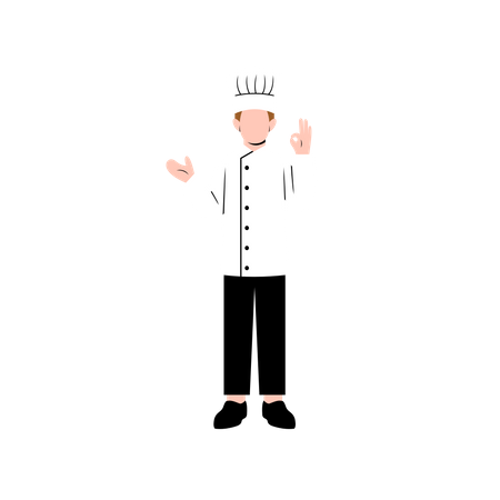 Mann, Chef  Illustration