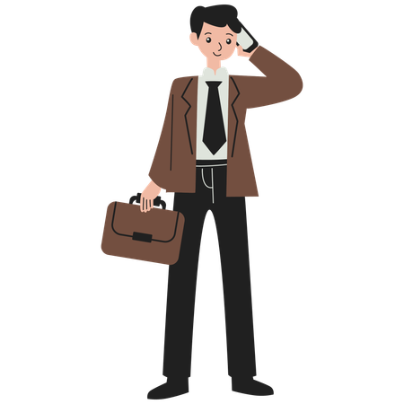 Man office worker  Illustration