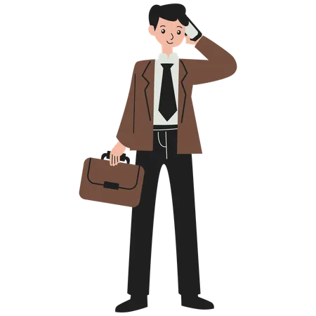 Man office worker  Illustration