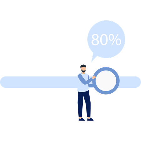 Man on Paper Airplane  of Innovation Business Success and Creative Thinking  Illustration