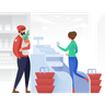 cashier illustration