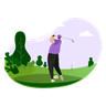golf illustrations free