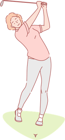 Man playing wolf game  Illustration