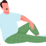 relaxing man illustrations free