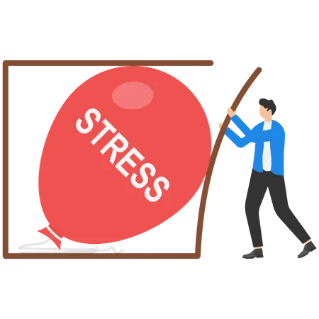 Stress Management Relaxation To Relieve Anxiety Or Anger From Your Brain Meditation To Help Reduce Stress Concept Stress Control Illustration