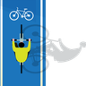 illustrations for ride in bike lane
