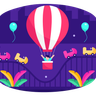 illustration barrage balloon
