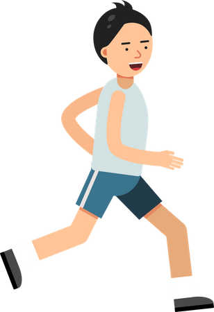 Man running  Illustration