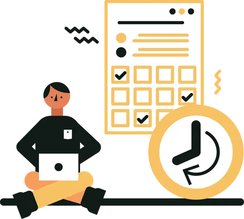 Welcome To The Scheduling Appointment Flat Illustration Theme Where The Art Of Time Management Comes To Life In A Sleek Two Dimensional Style This Collection Portrays The Efficiency And Convenience Of Modern Scheduling Through Clean Design And Vibrant Colors 일러스트레이션