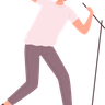 illustration for man sing karaoke