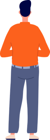 Man standing  Illustration