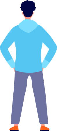 Man standing  Illustration