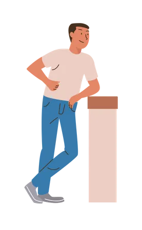 Man Standing  Illustration