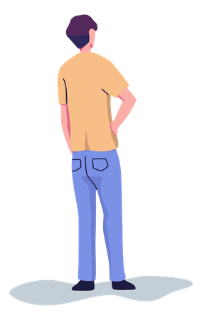 Man Standing  Illustration