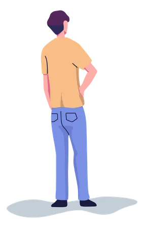 Man Standing  Illustration