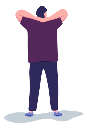 Man Standing  Illustration