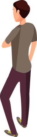 Man Standing  Illustration