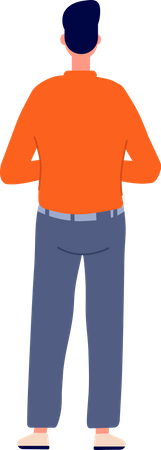 Man standing  Illustration