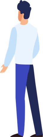 Man standing  Illustration