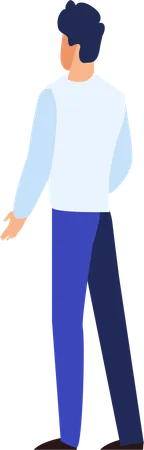 Man standing  Illustration